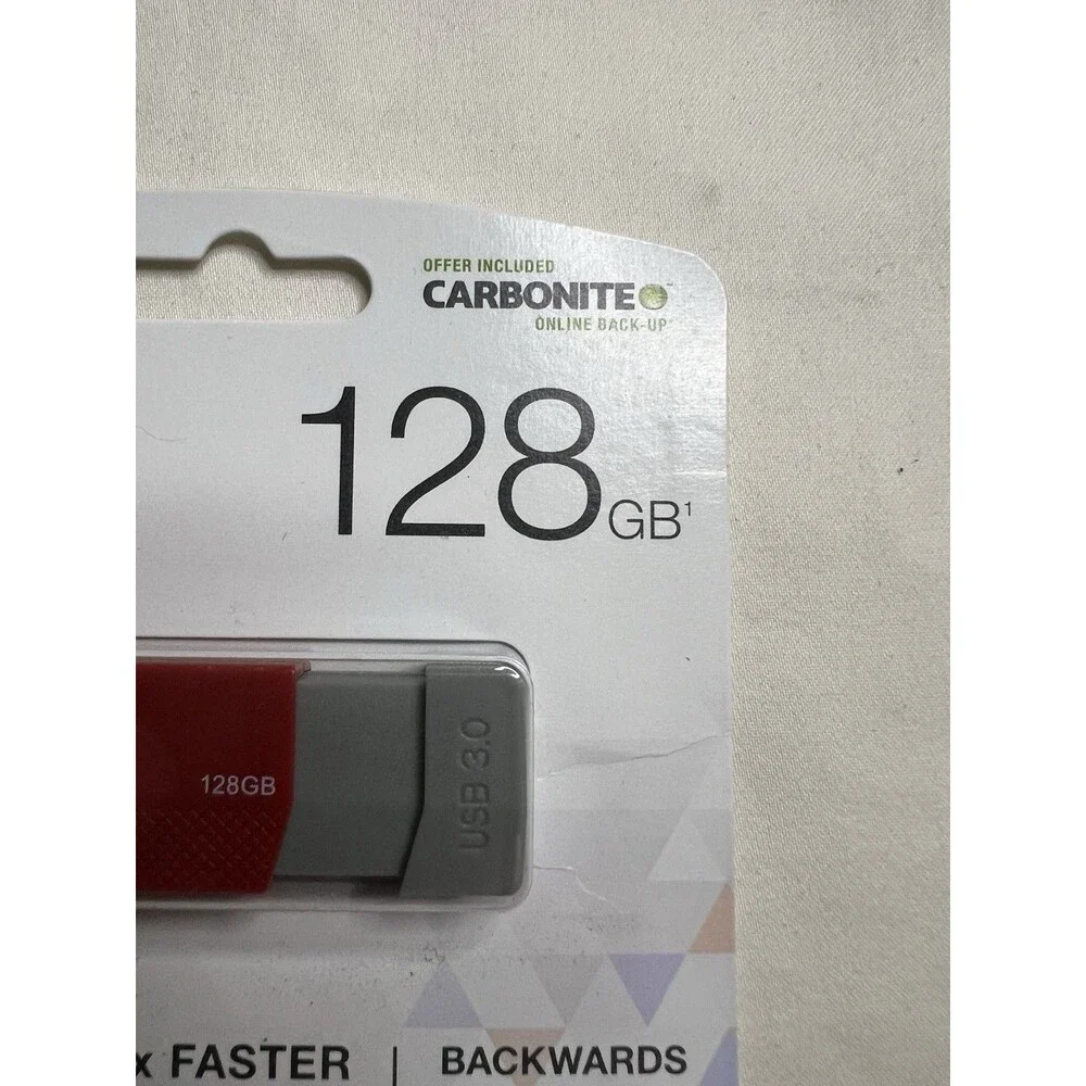 PNY USB 3.0 Flash Drive 128GB Red NEW